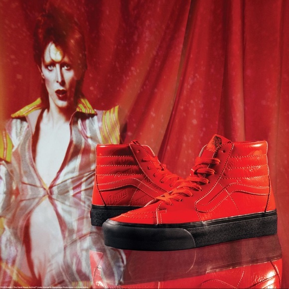 Vans Other - Vans x David Bowie Ziggy Stardust Red M9.5/W11